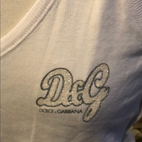 Dolce and Gabbana set jeans and white tank top - Picture 8 of 9